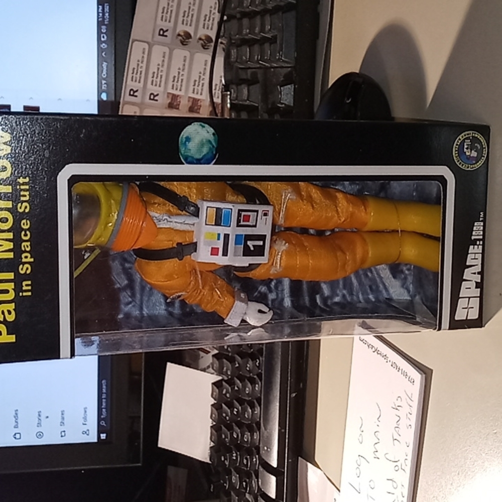 Paul marrow in space suit collectable toy mint